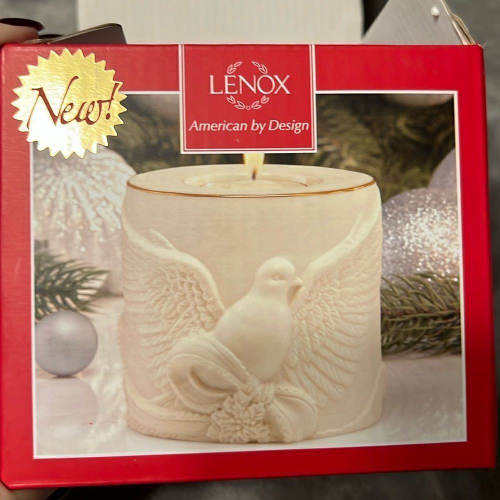 Lenox Dove Votive Candle Holder